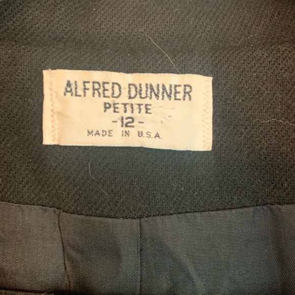 Vintage wool blazer jacket sports coat by Alfred Dunner size 8 or 10 Medium - Picture 7 of 7